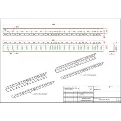 Montagewinkel Set BL-WIBO 13053-680-680 schwarz