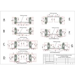 Schwerlastauszug BL-1705819-950mm mit Verriegelung schwarz